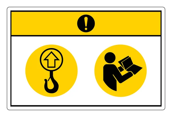 Caution Lift Point Symbol Sign Isolate White Background Vector Illustration — 스톡 벡터