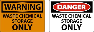 Atık Kimyasal Depolama Sadece Beyaz Arkaplan