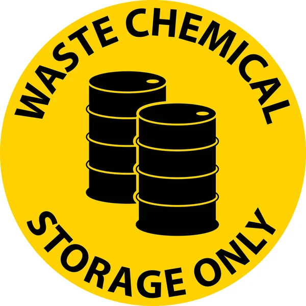 Sadece Beyaz Arkaplanda Kimyasal Atık Depolama
