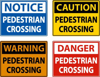 beyaz zemin üzerinde yaya geçidi işaret