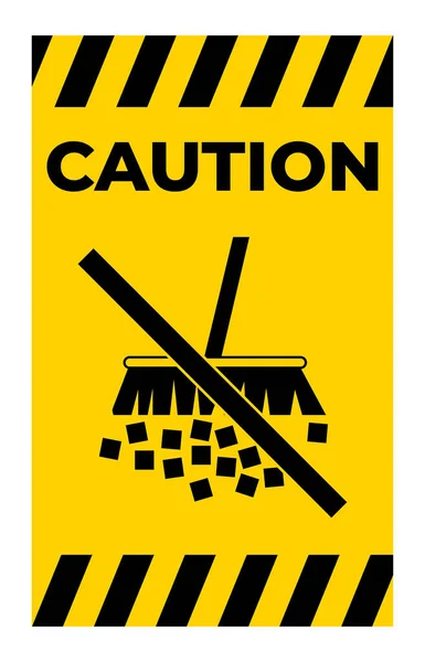 Caution Label Avoid Creating Dust — Stock Vector