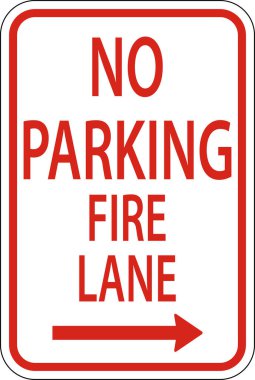 Beyaz Arkaplanda Otopark İtfaiyesi Yok