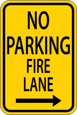 Beyaz Arkaplanda Otopark İtfaiyesi Yok