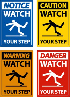 Dikkat, Beyaz Arkaplanda Adımınızı İzleyin