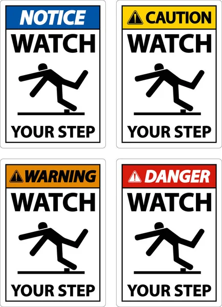 Dikkat, Beyaz Arkaplanda Adımınızı İzleyin