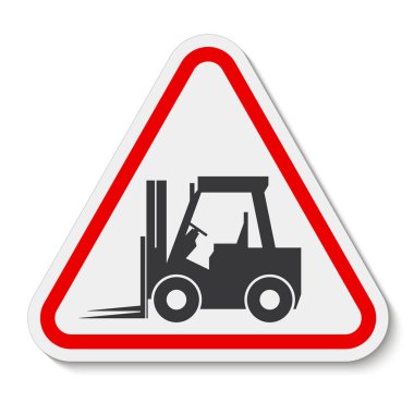 Forklift işareti, Tehlike uyarısı forklift