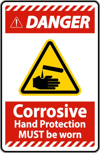 Tehlike Elleri Koruma Alanına Beyaz Geçmiş Üzerine Yazılı Olmalı