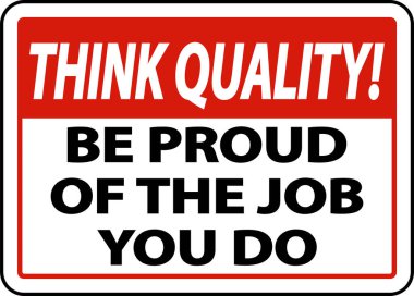 İmzaladığın işle gurur duy.