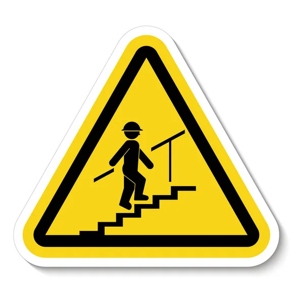 Знак Лестница Белом Фоне — стоковый вектор