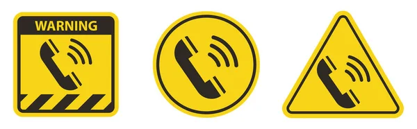 Symbole Icône Téléphone Signe Isoler Sur Fond Blanc Illustration Vectorielle — Image vectorielle