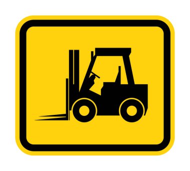 Forklift işareti, Tehlike uyarısı forklift