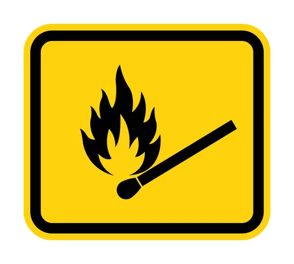 Fire Matches Open Flame Sign — Image vectorielle