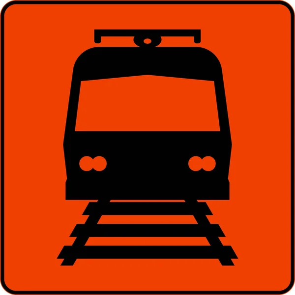 Symbol Przejazdu Kolejowego — Wektor stockowy