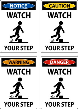 Beyaz Arkaplanda Adım İşaretini İzle