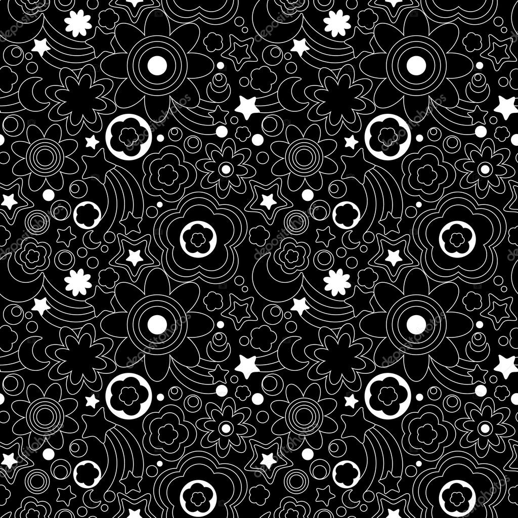     ЧЁРНЫЙ ФОН Depositphotos_27133701-stock-illustration-seamless-geometrical-pattern-with-stars