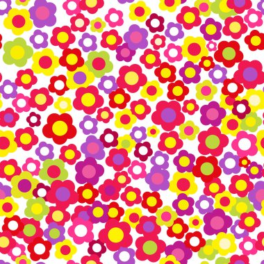 Kusursuz çiçek deseni.