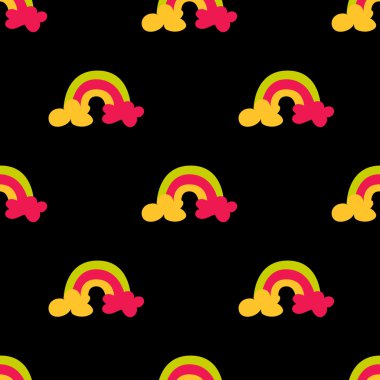 Gökkuşağı pürüzsüz desen.