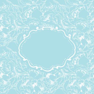 çiçek sorunsuz arka planda şık davetiye.