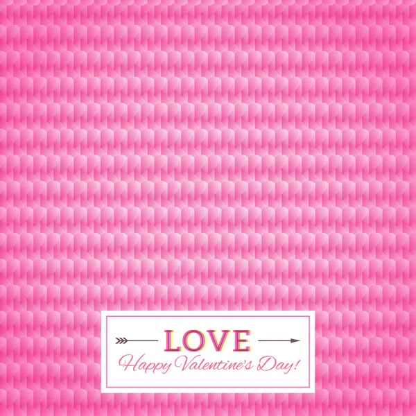 Cartão de Dia dos Namorados feliz. — Vetor de Stock