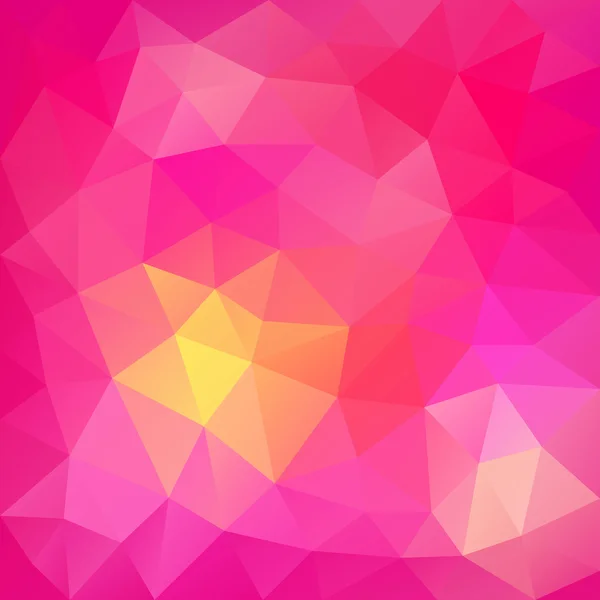 Pink abstract polygonal background — Stock Vector