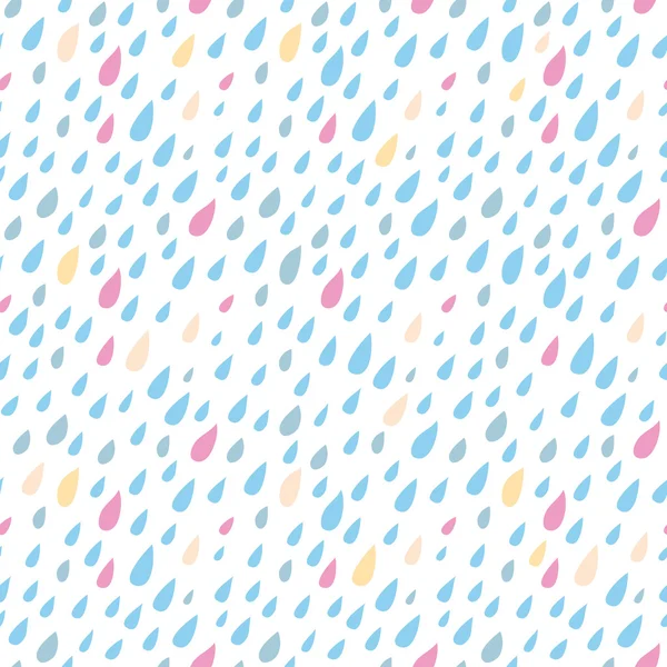 Drops Seamless pattern. Vector background. — Stock Vector