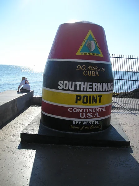Marker południowy, Key West, Floryda, USA — Zdjęcie stockowe