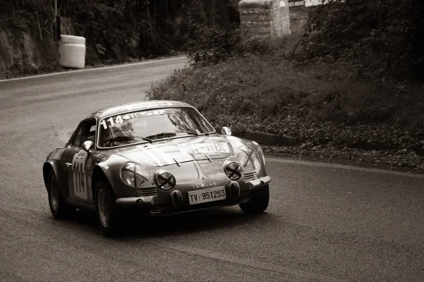 Pesaro Italië Ott 2021 Vintage Auto Maart Race Pesaro San — Stockfoto