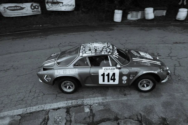 Pesaro Włochy Ott 2021 Vintage Car Marca Wyścigu Pesaro San — Zdjęcie stockowe