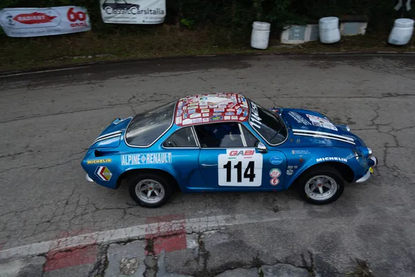 Pesaro Italia Ott 2021 Marcha Coches Carrera Pesaro San Bartolo — Foto de Stock