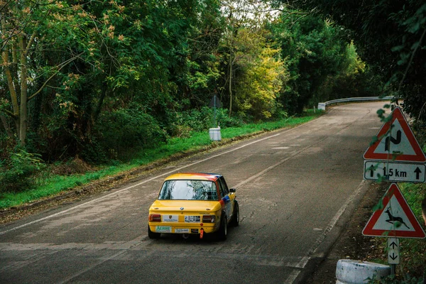 Pesaro Colle San Bartolo Italia Ott 2021 Bmw 2002 Rallye — Foto de Stock