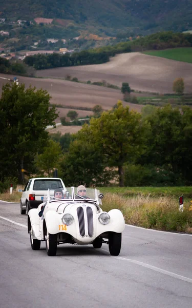 Cagli Itália Ott 2020 Bmw 328 1939 Velho Carro Corrida — Fotografia de Stock