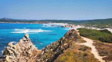 Peyzaj Rena Maiore Plaj Sardunyası Yazın 