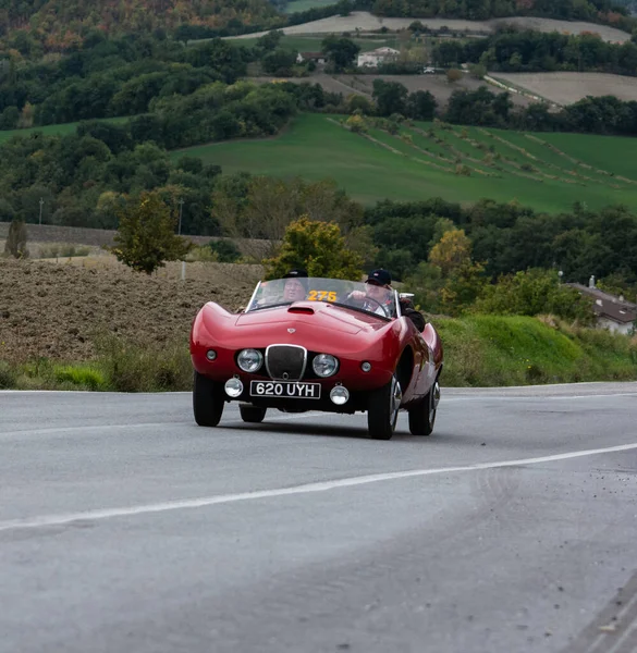 Cagli Italy Ott 2020 Arnolt Bolide 1954 Mille Miglia 2020 — Stok fotoğraf