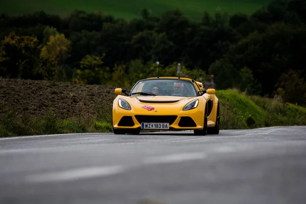 Cagli Italia Ott 2020 Lotus Elise Una Vecchia Auto Corsa — Foto Stock