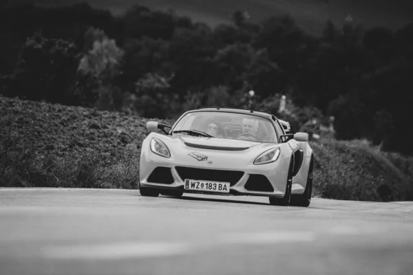 Cagli Italia Ott 2020 Lotus Elise Viejo Coche Carreras Rally —  Fotos de Stock