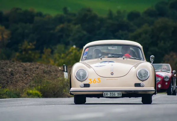 Cagli Italy Ott 2020 Porsche 356 1600 1956 Old Racing — Stock Photo, Image