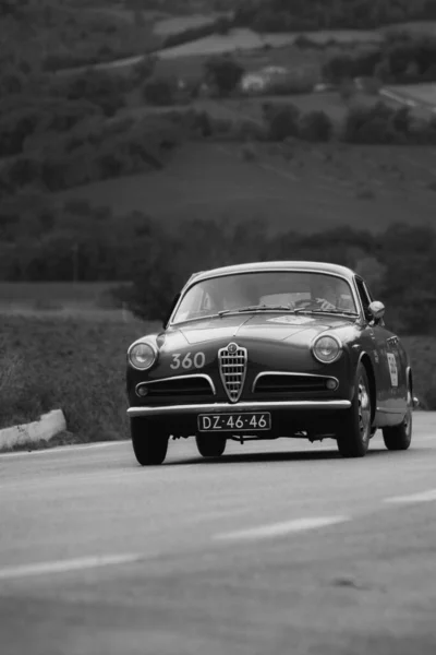 Cagli Itália Ott 2020 Alfa Romeo Giulietta Sprint 1956 Carro — Fotografia de Stock