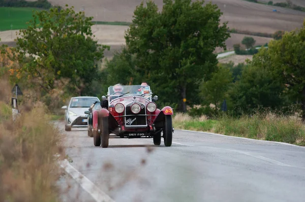 Cagli Italy Ott 2020 Alfa Romeo 1750 Zagato Old Racing — Fotografia de Stock