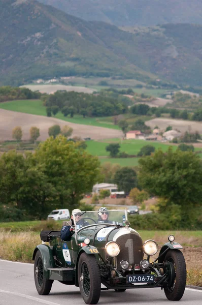 Cagli Italy Ott 2020 Bentley Litri Old Racing Car Rally — Fotografia de Stock