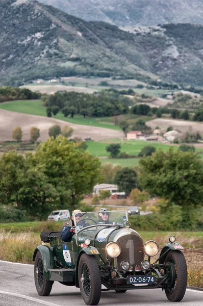 Cagli Italy Ott 2020 Bentley Litri Old Racing Car Rally — Stock Photo, Image