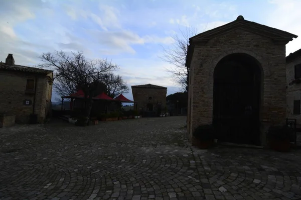 Casco Antiguo Monte Gredofo Rímini Italia —  Fotos de Stock