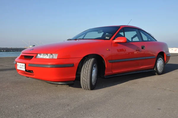 Pesaro Italy Feb 2020 Old Youngtimer Opel Calibra — Stock Photo, Image