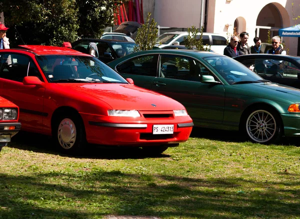 Pesaro Ιταλία Φεβρουαρίου 2020 Old Youngtimer Opel Calibra — Φωτογραφία Αρχείου