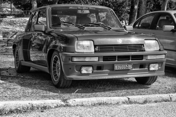 Itália Bardolino Abril 2022 Renault Turbo Rali Velho Carro Corrida — Fotografia de Stock