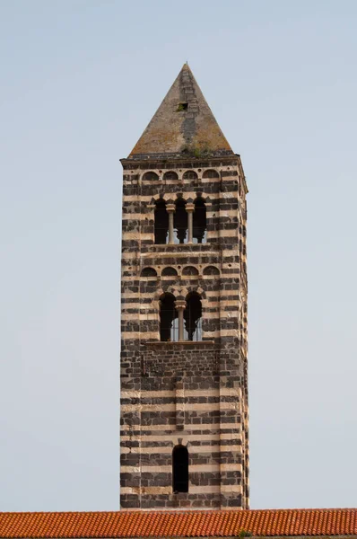 Basílica Santíssima Trindade Saccargia Uma Igreja Estilo Românico Localizada Município — Fotografia de Stock