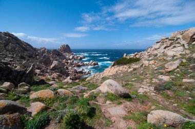 Capo Testa sahili manzaralı, Santa Teresa di Gallura