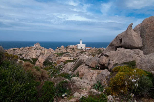 View Capo Testa Coast Santa Teresa Gallura — Foto de Stock