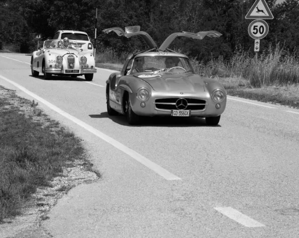 Urbino Włochy Czerwca 2022 Mercedes Benz 300 198 1955 Starym — Zdjęcie stockowe