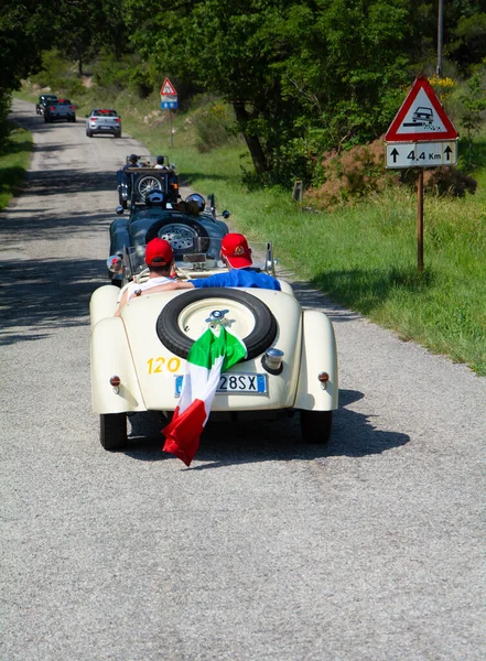 Urbino Itália Jun 2022 328 1939 Carro Corrida Velho Rali — Fotografia de Stock