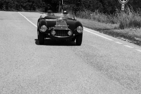 Urbino Włochy Jun 2022 Ferrari 166 Spider Vignale 1953 Starym — Zdjęcie stockowe